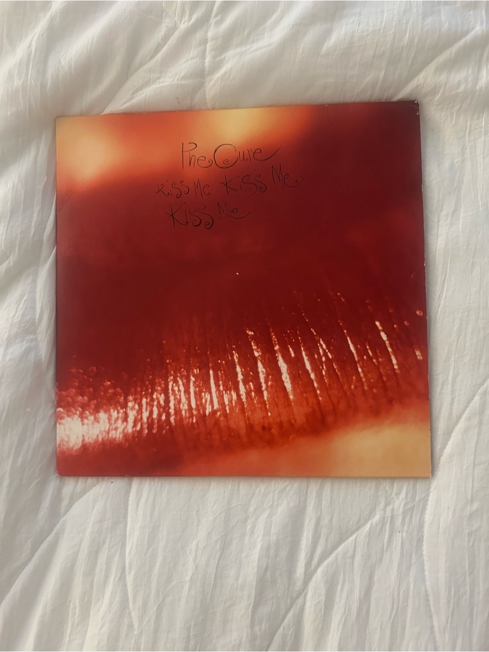 The Cure "Kiss Me, Kiss Me, Kiss Me" Vinyl LP - Red Lip Artwork